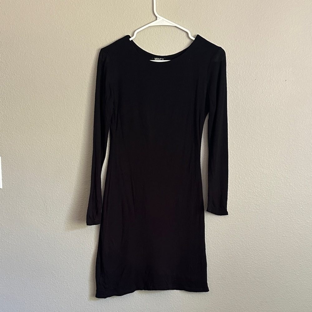 Black Long Sleeve Dress | Size Small